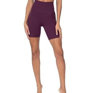 Yogalicious Women's Burgundy Shorts